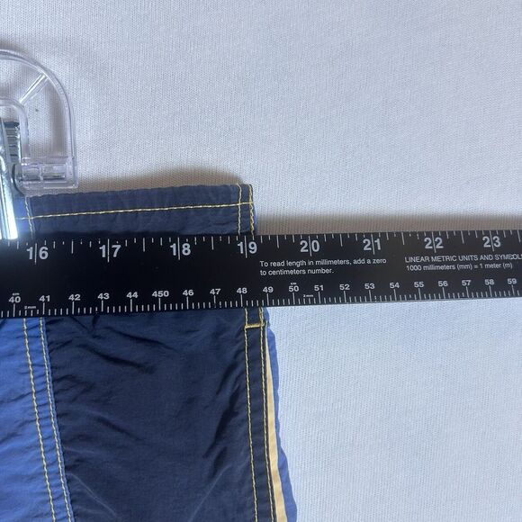 Nautica Surf Board Shorts Mens Medium Lined Nylon Tropical Beach Swim Trunks - Picture 7 of 10